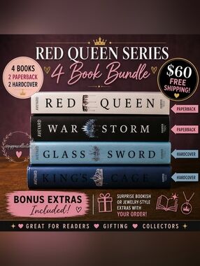 Red Queen Series Book Bundle + Extras
